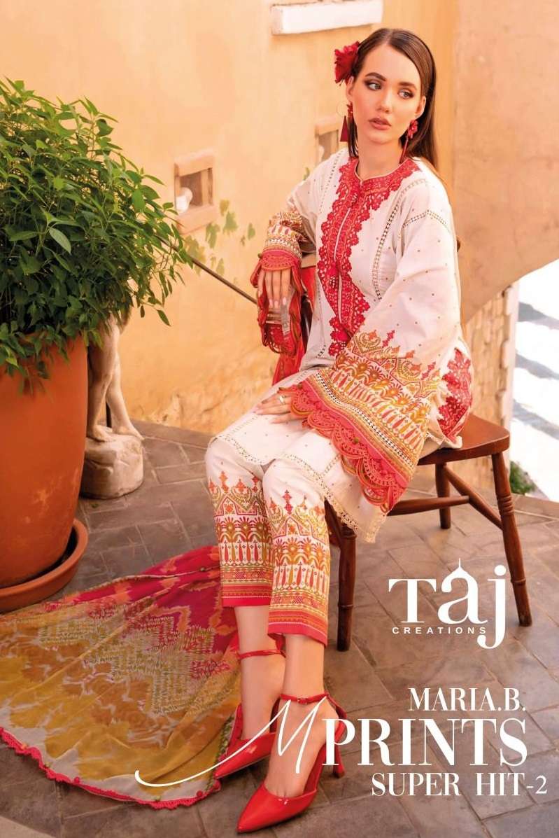 TAJ CREATIONS MARIA B MPRINTS SUPER HIT VOL 2 